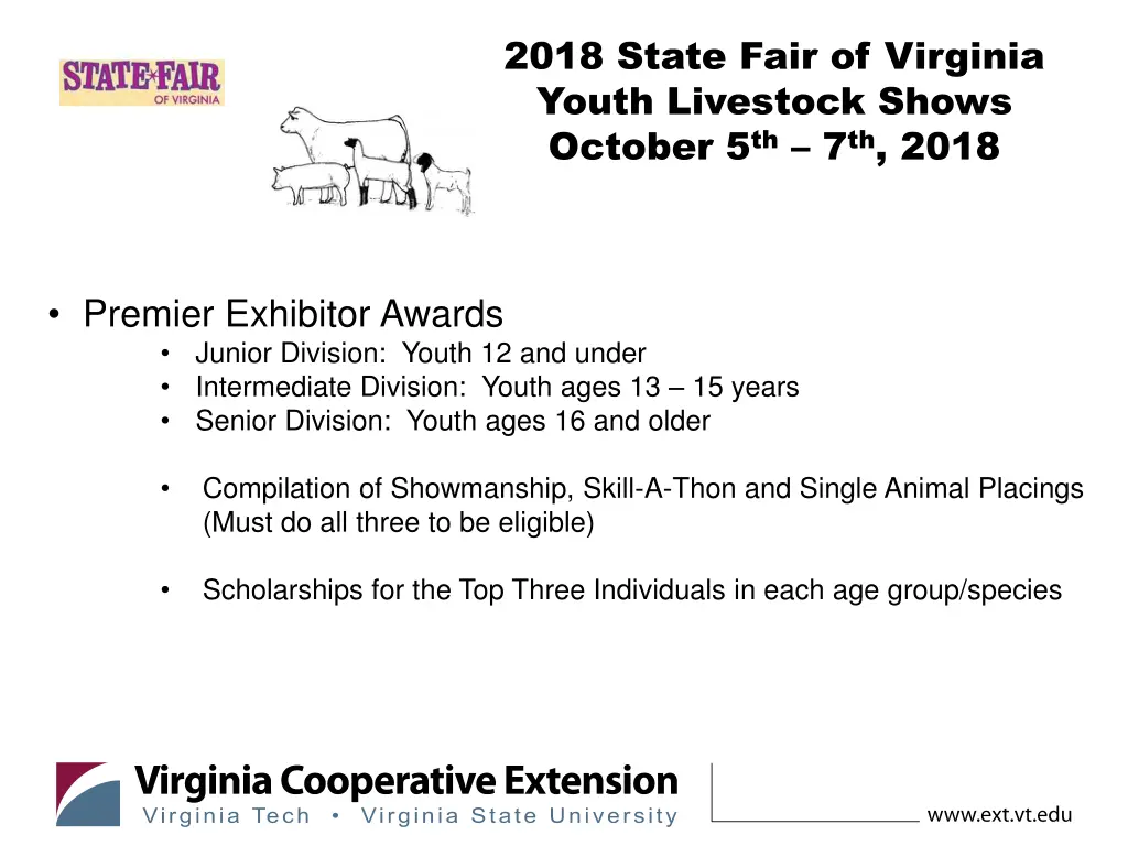 2018 state fair of virginia youth livestock shows 6