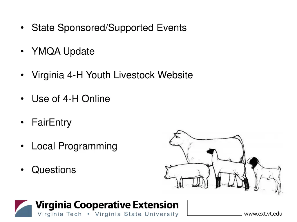 state sponsored supported events