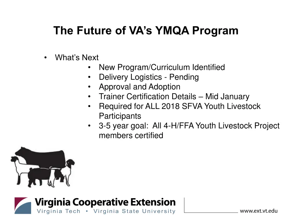 the future of va s ymqa program