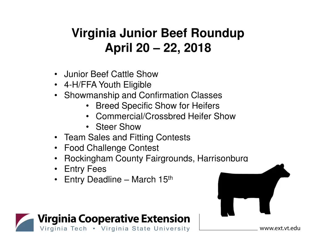 virginia junior beef roundup april 20 22 2018