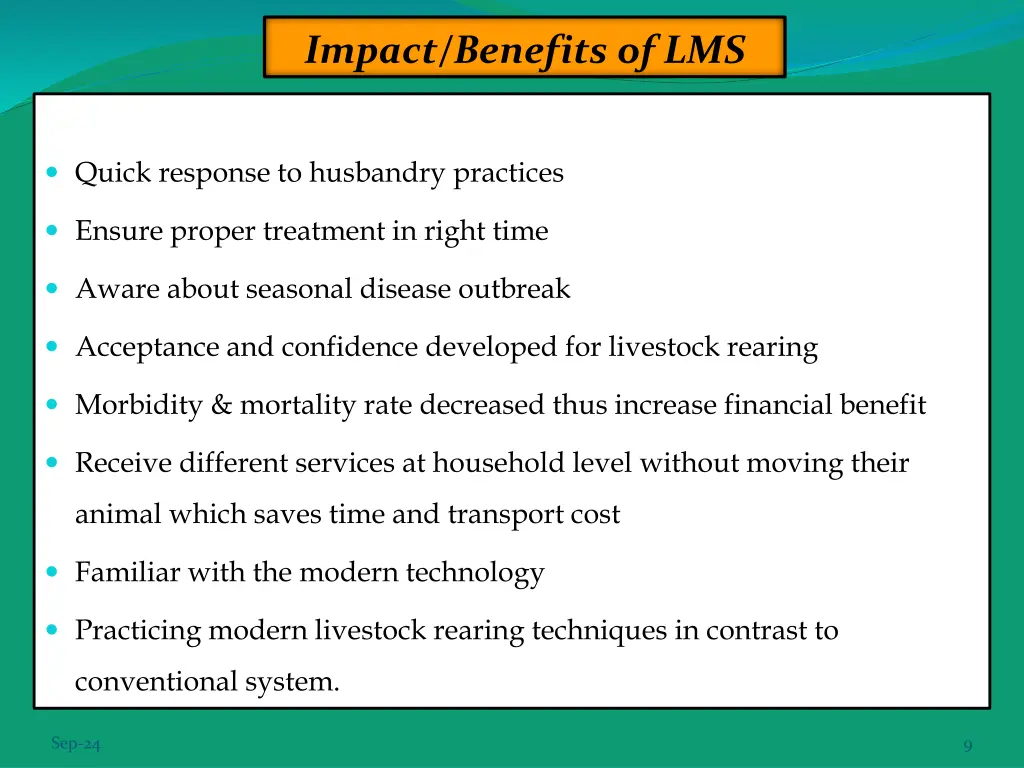 impact benefits of lms