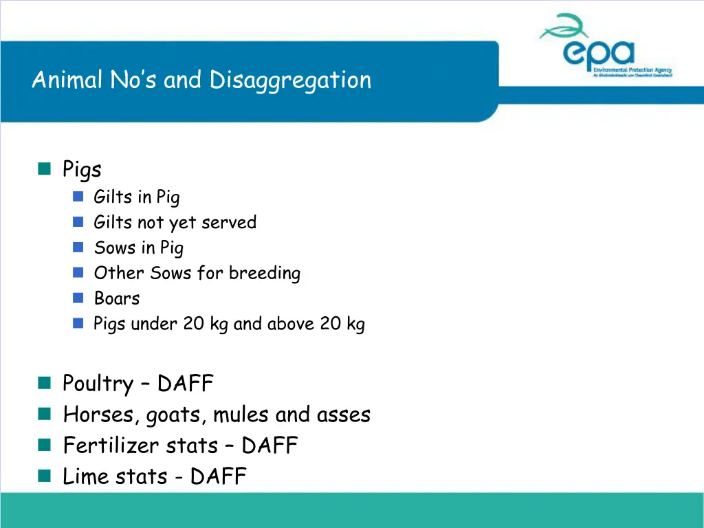 animal no s and disaggregation 1