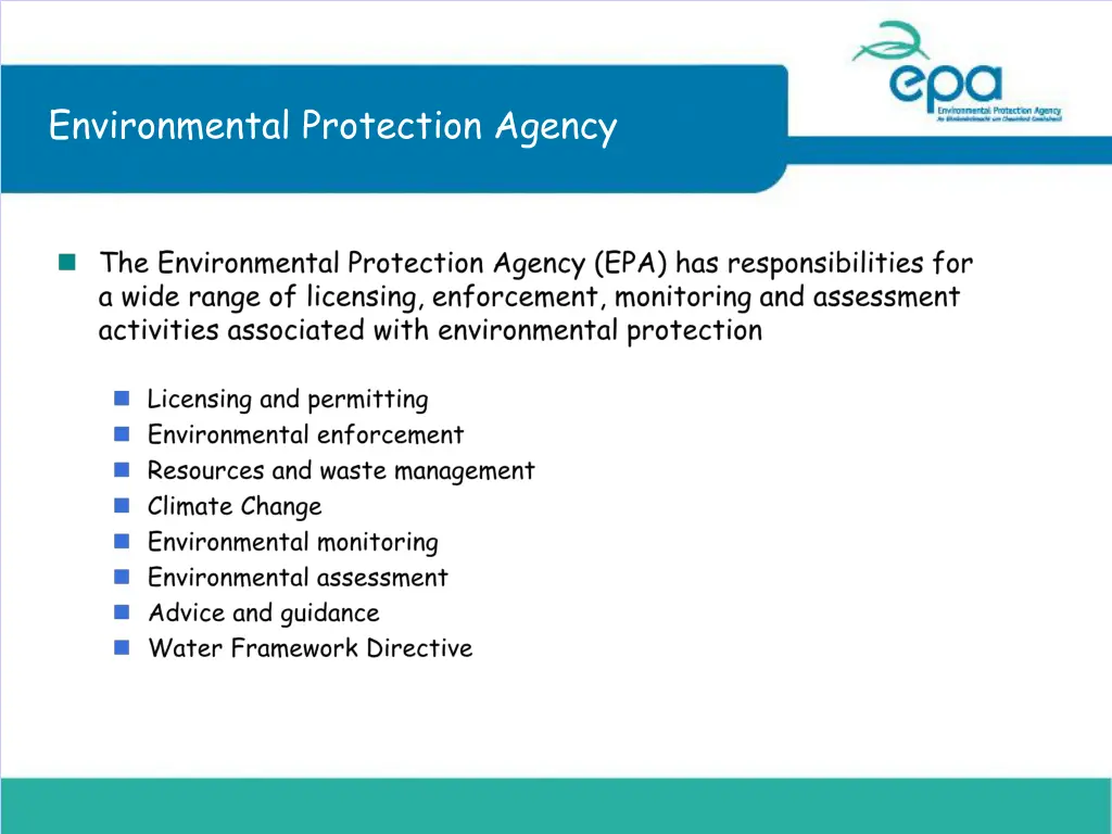 environmental protection agency