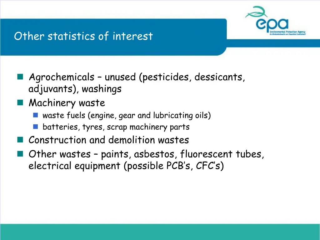 other statistics of interest 2