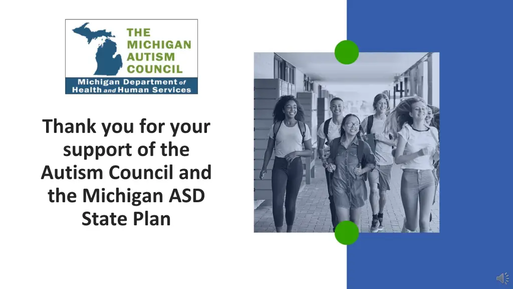 thank you for your support of the autism council