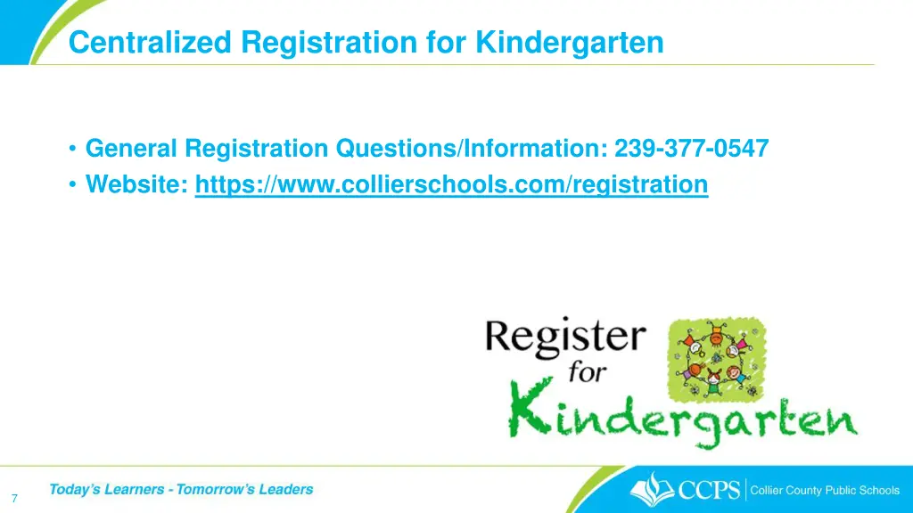 centralized registration for kindergarten