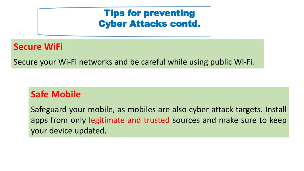 tips for preventing tips for preventing cyber 5