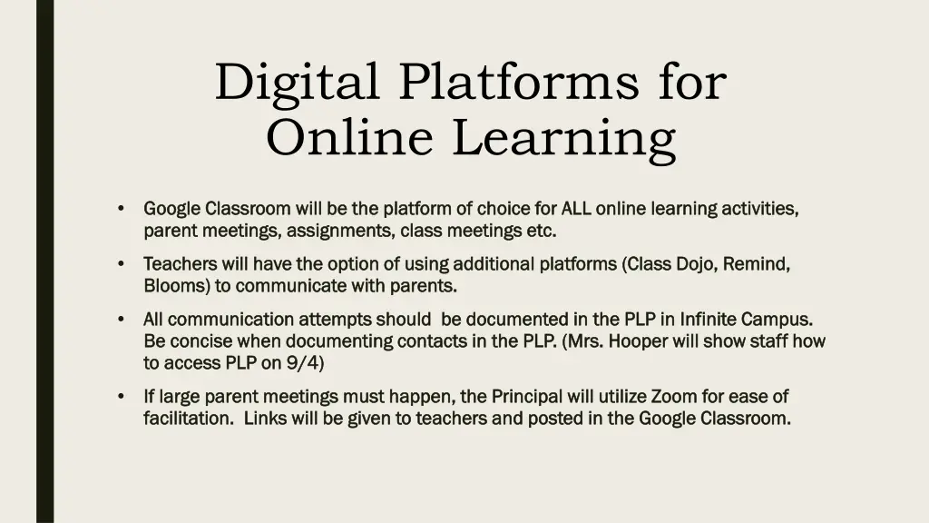 digital platforms for online learning