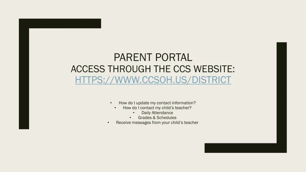 parent portal