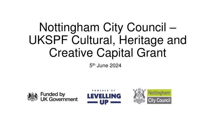 nottingham city council ukspf cultural heritage