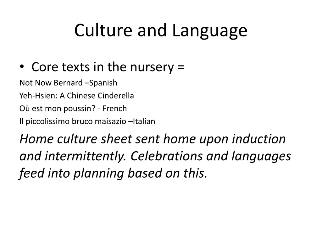 culture and language