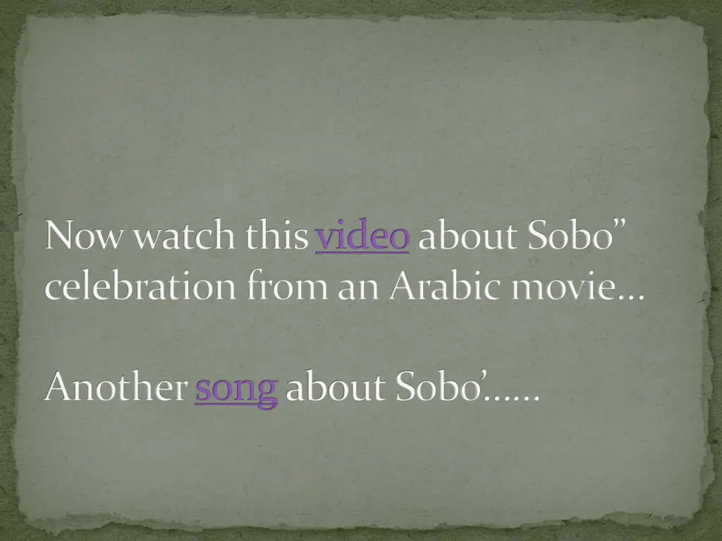 now watch this videoabout sobo celebration from