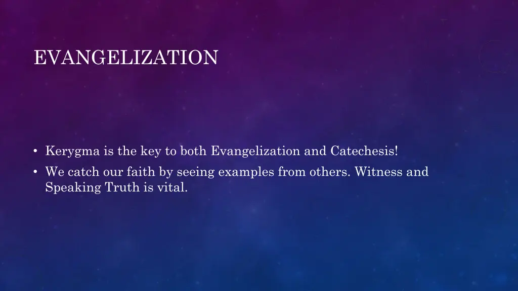 evangelization