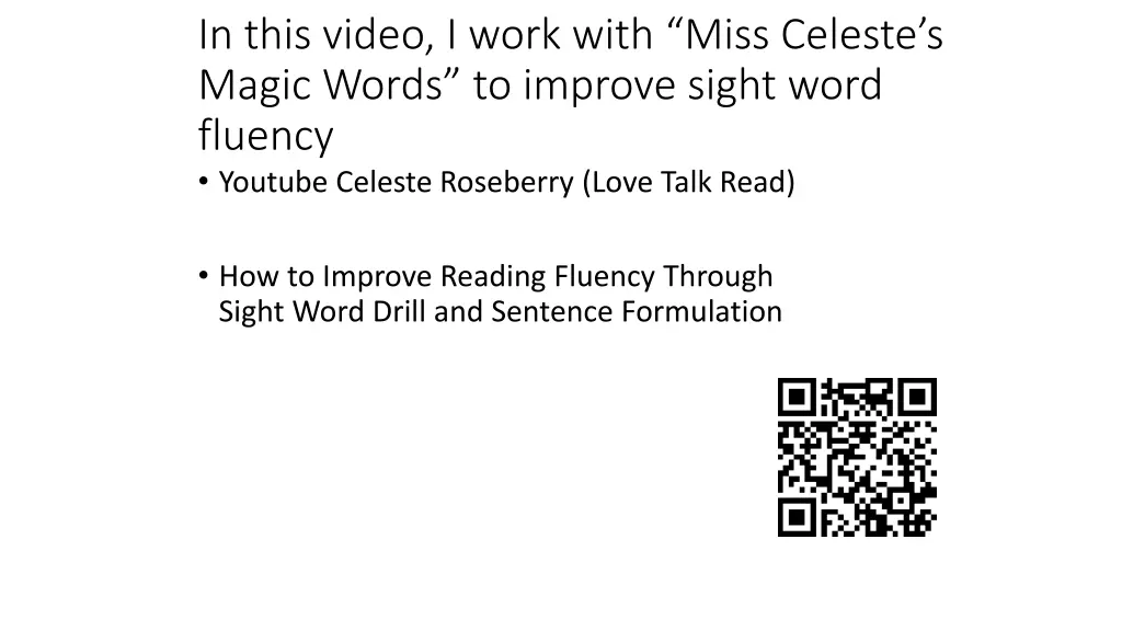 in this video i work with miss celeste s magic