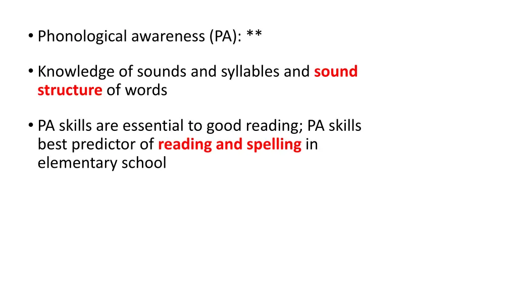 phonological awareness pa