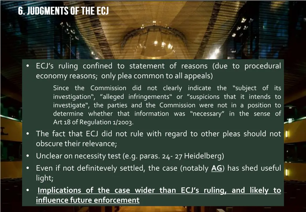 ecj s ruling confined to statement of reasons