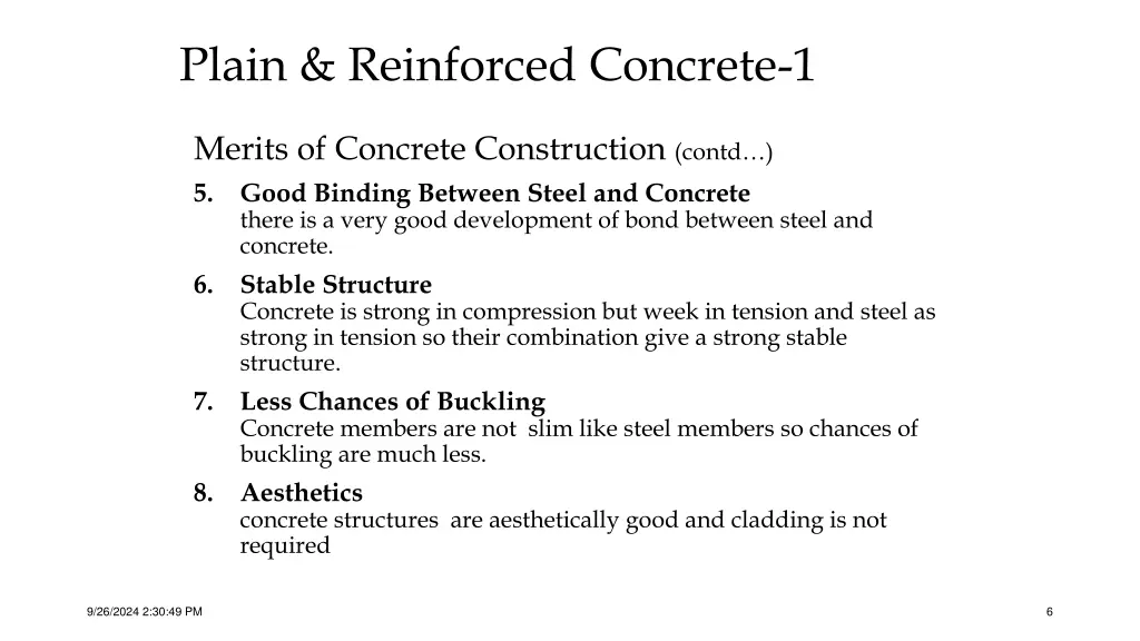 plain reinforced concrete 1 3