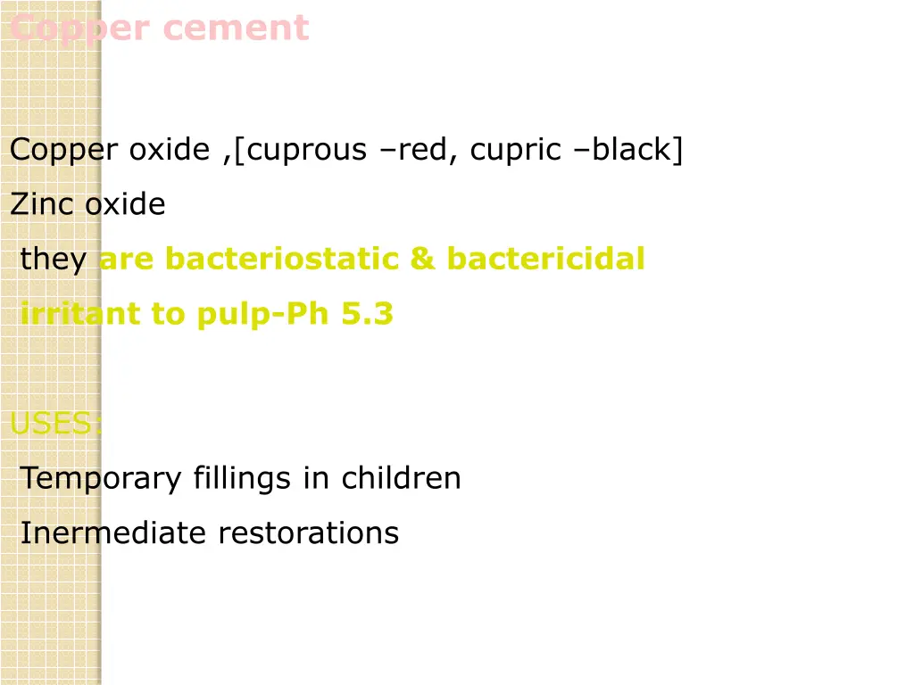 copper cement