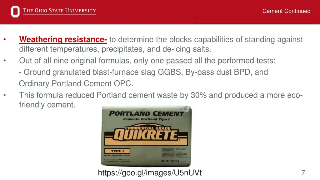 cement continued 3