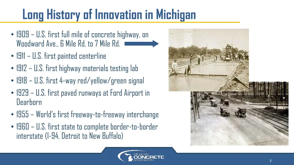 long history of innovation in michigan