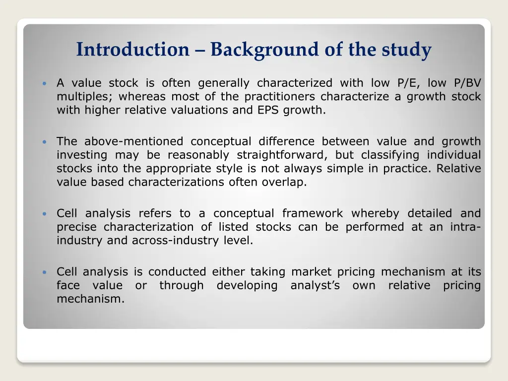 introduction background of the study