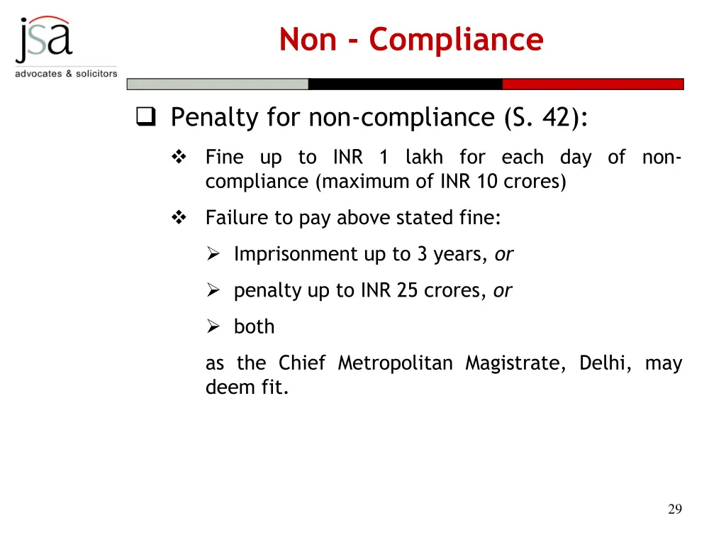 non compliance