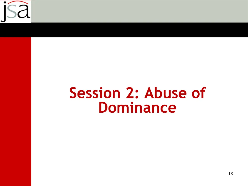 session 2 abuse of dominance