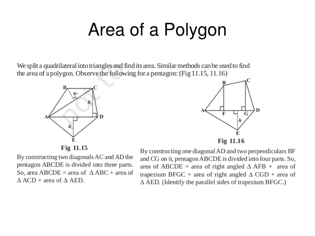 area of a polygon