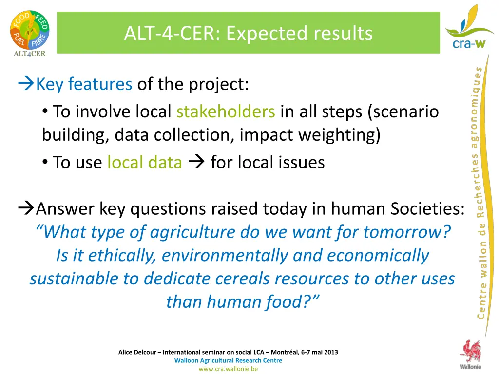 alt 4 cer expected results