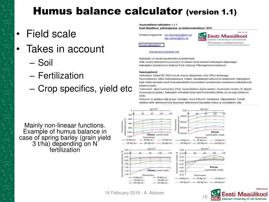 humus balance calculator version 1 1