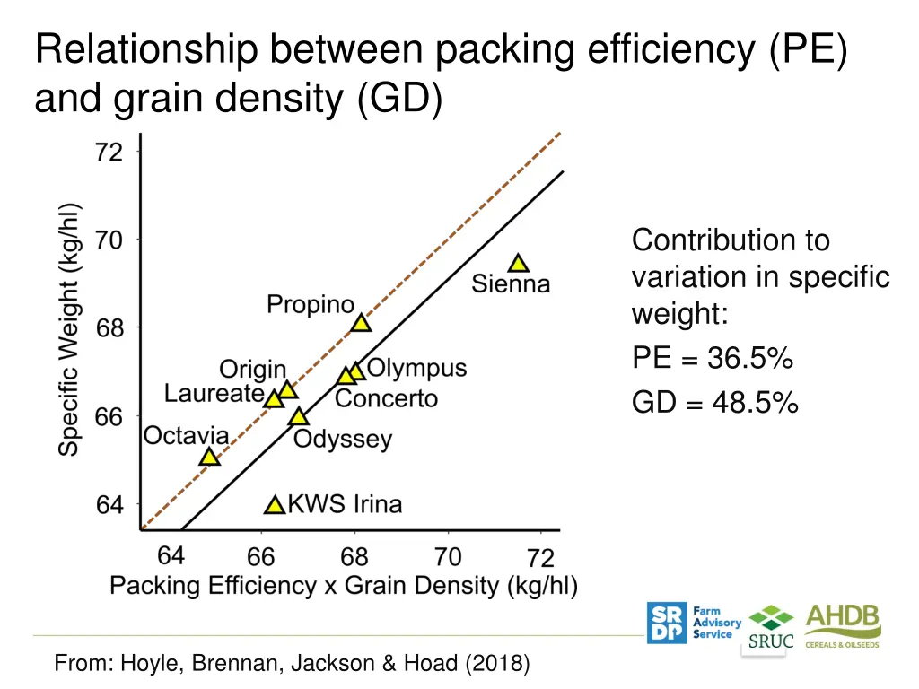 relationship between packing efficiency 1