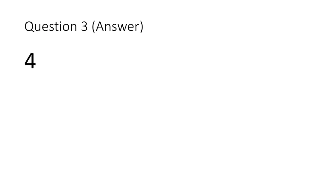 question 3 answer