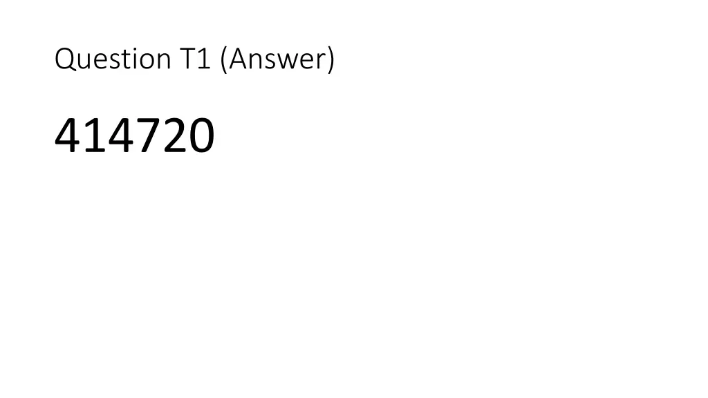 question t1 answer