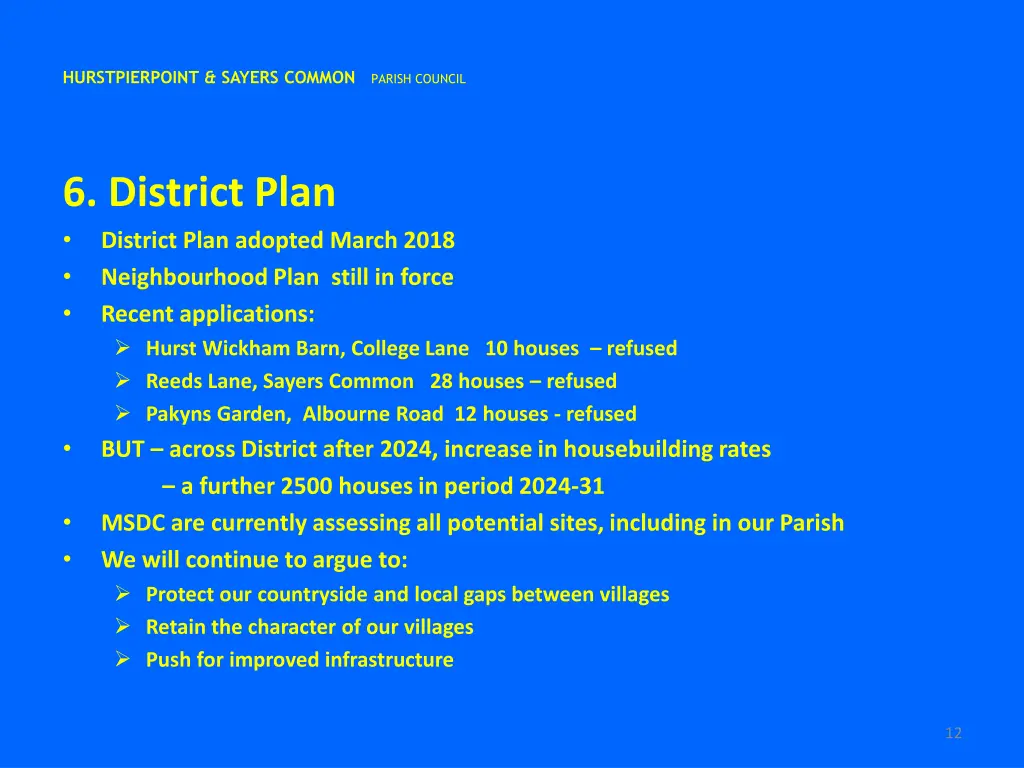 hurstpierpoint sayers common parish council 11