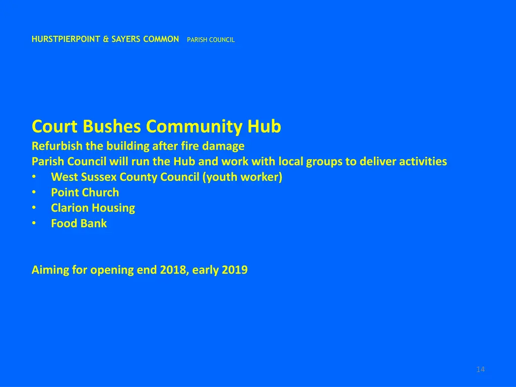 hurstpierpoint sayers common parish council 13