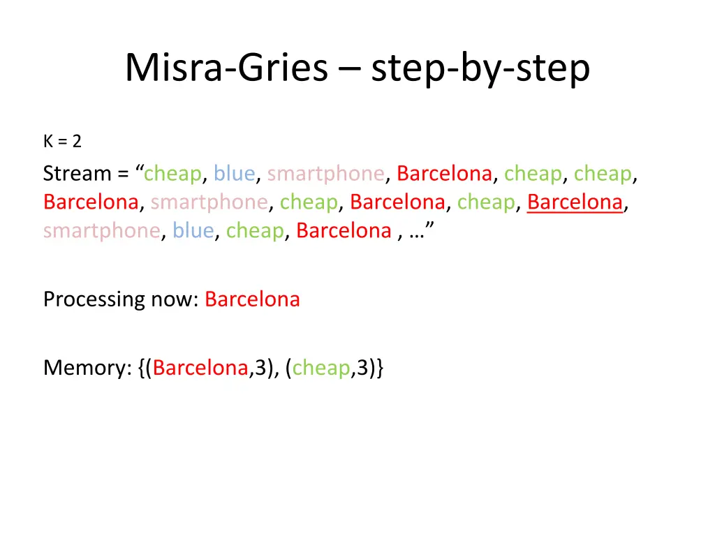 misra gries step by step 11