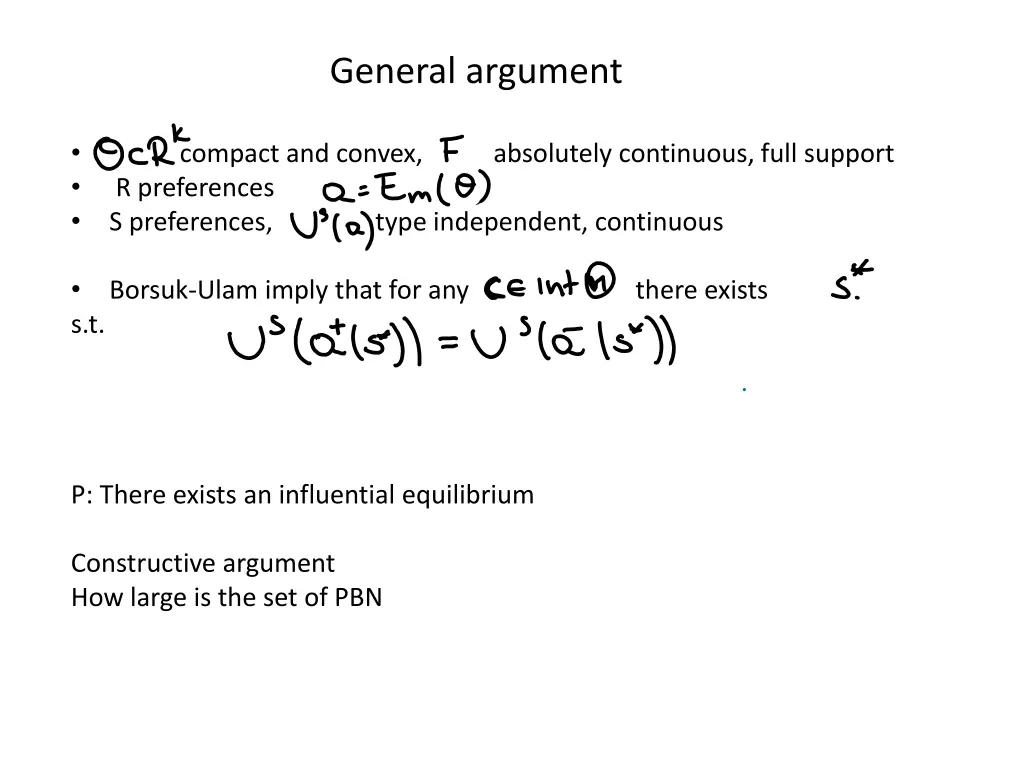 general argument