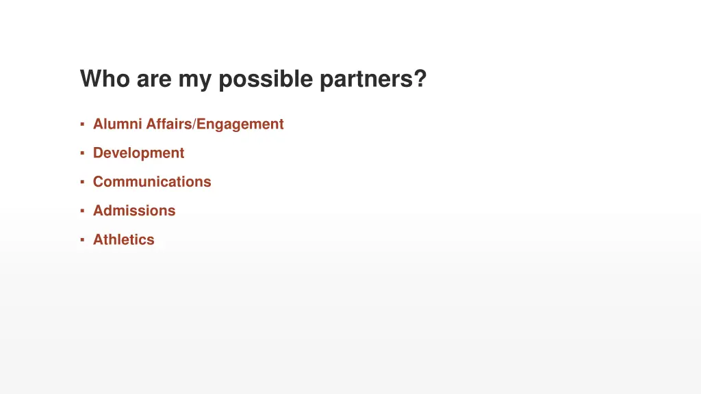 who are my possible partners