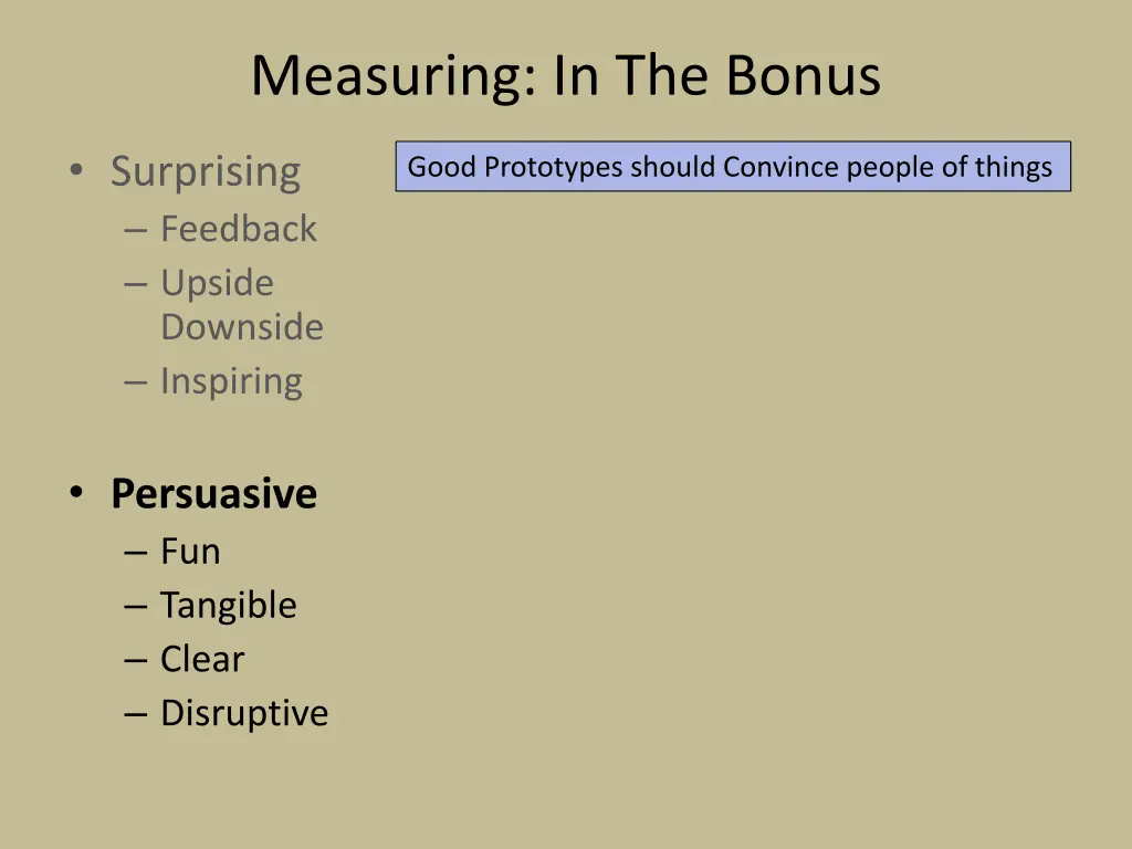 measuring in the bonus 4