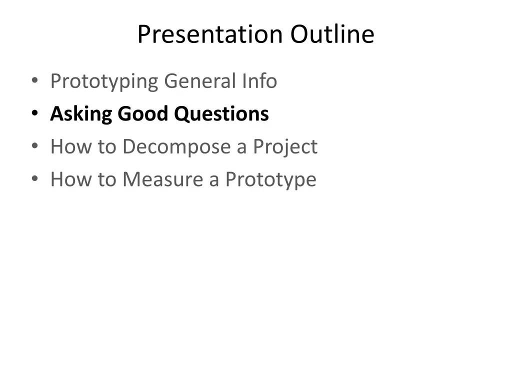 presentation outline 1