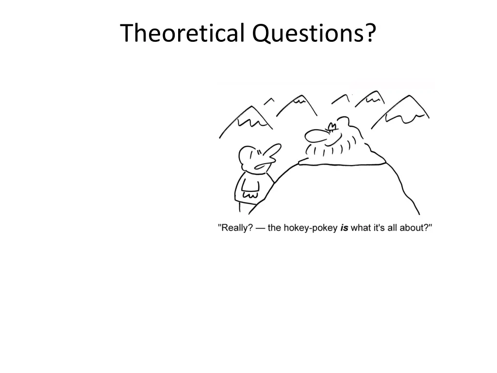 theoretical questions