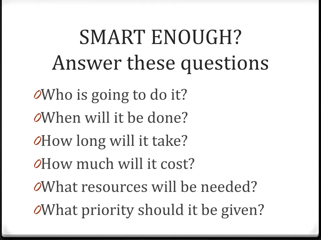 smart enough answer these questions