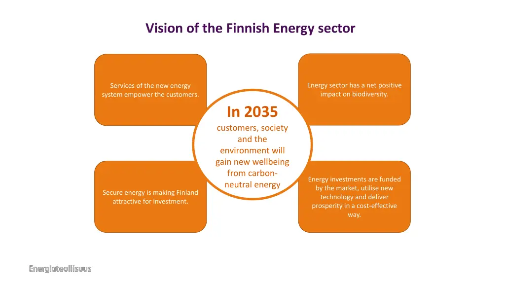 vision of the finnish energy sector