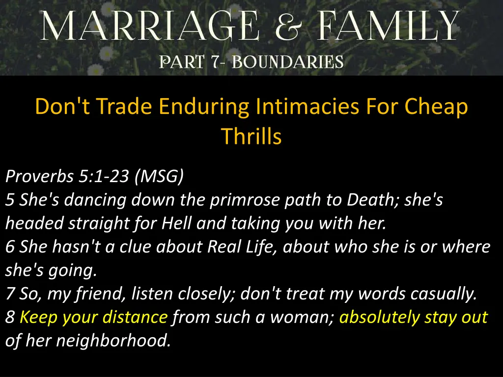 don t trade enduring intimacies for cheap thrills 1