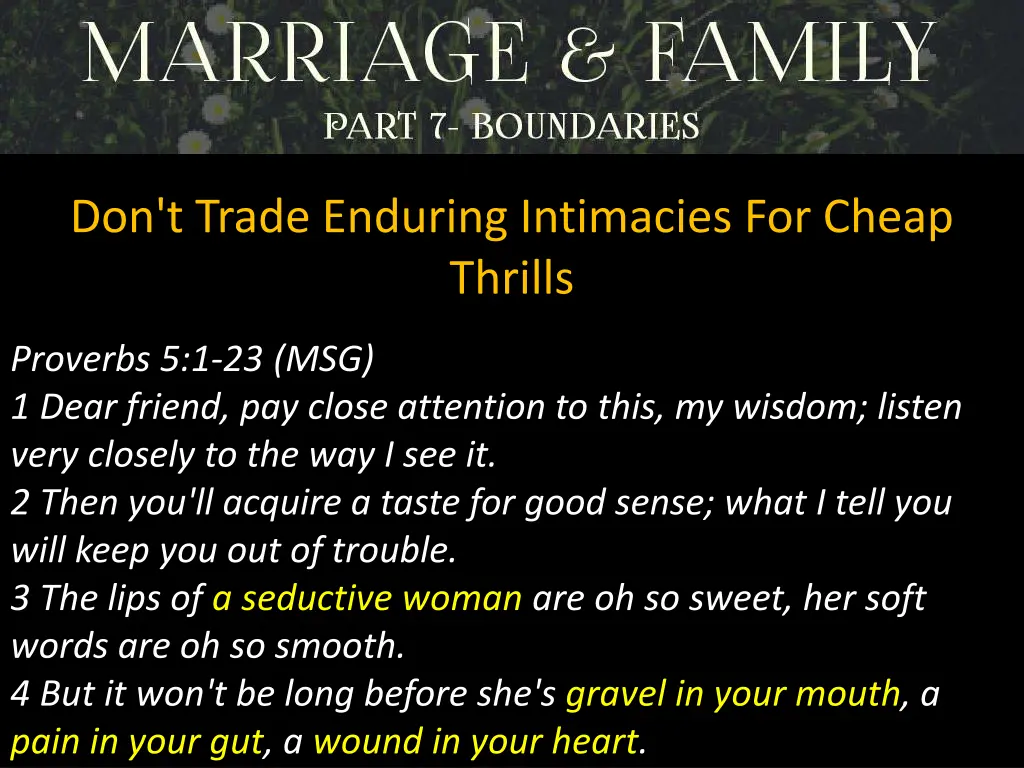 don t trade enduring intimacies for cheap thrills