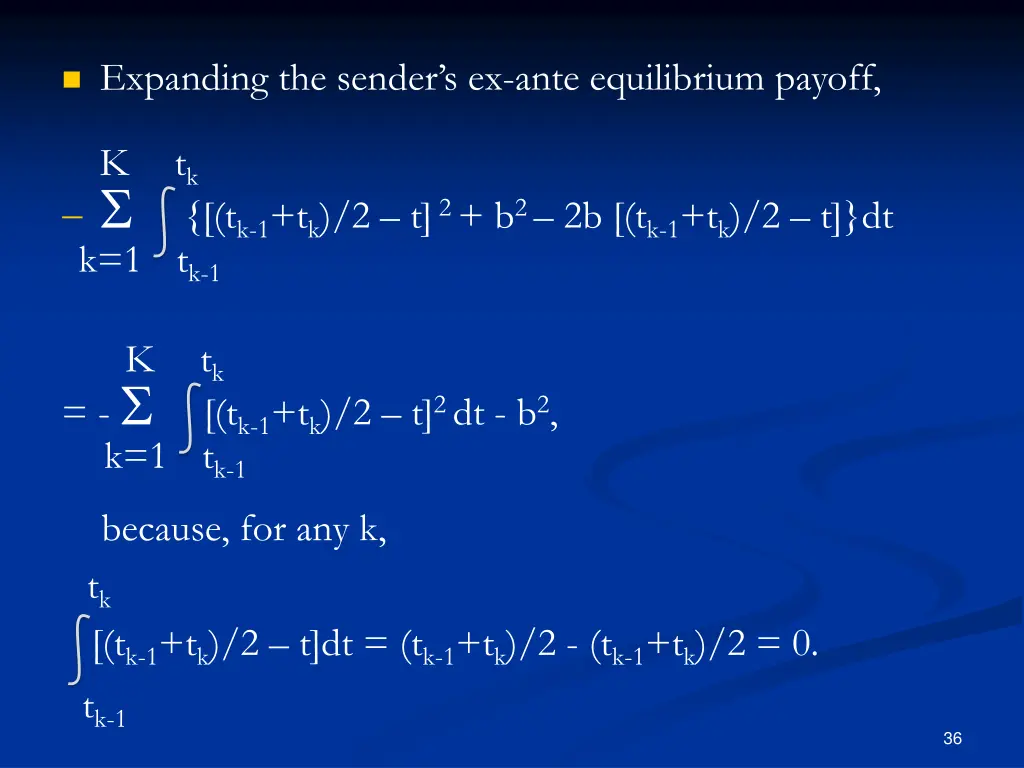 expanding the sender s ex ante equilibrium payoff