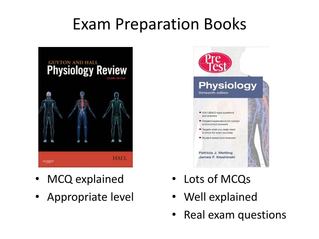 exam preparation books