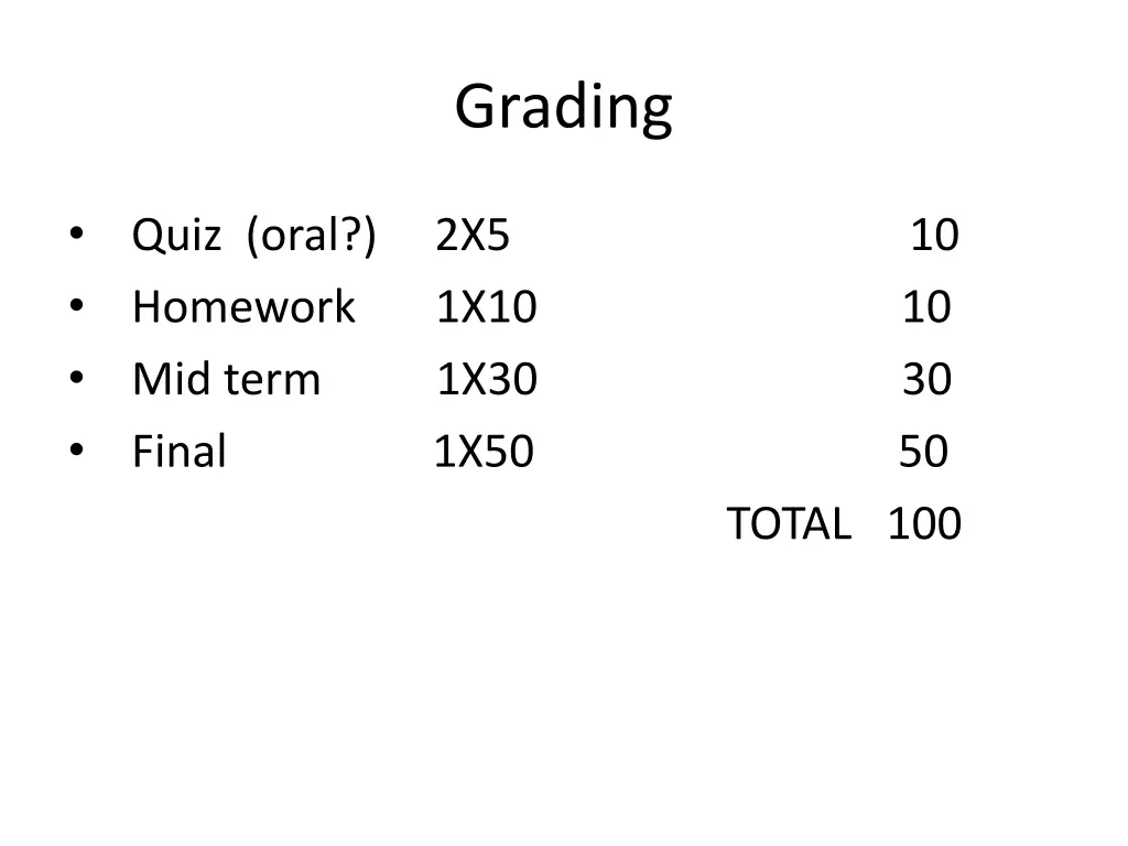 grading