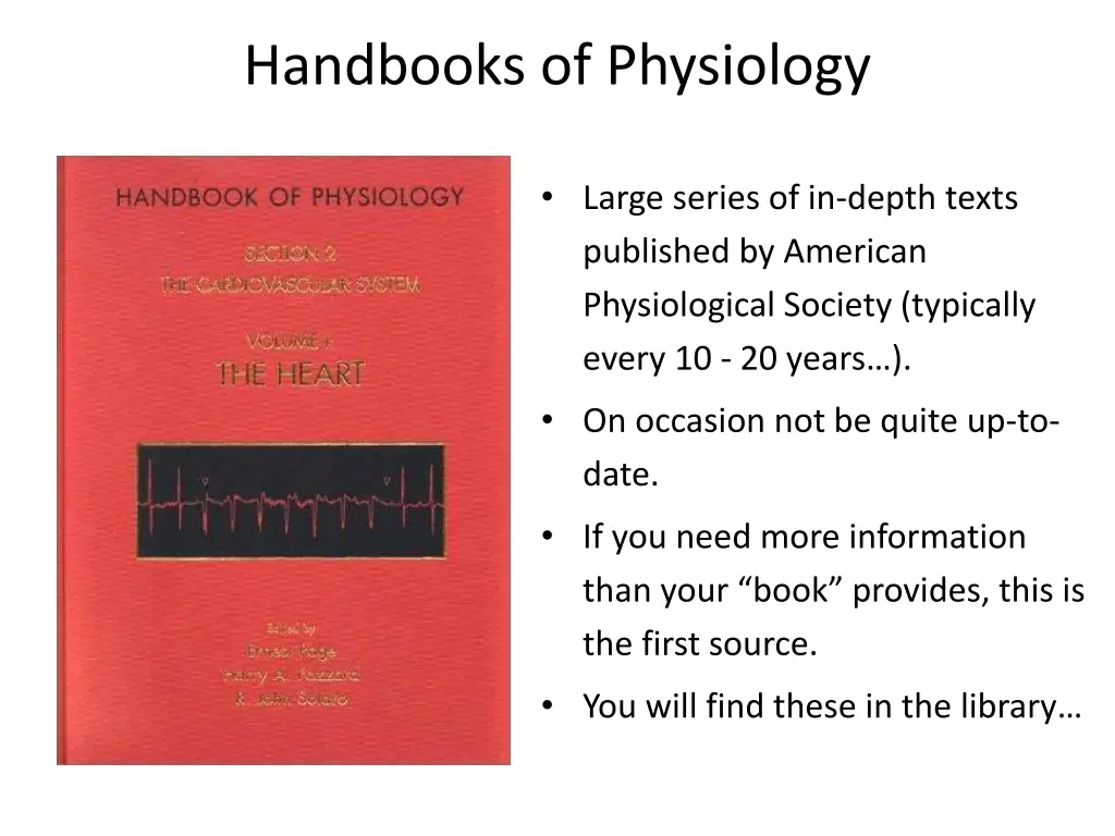 handbooks of physiology