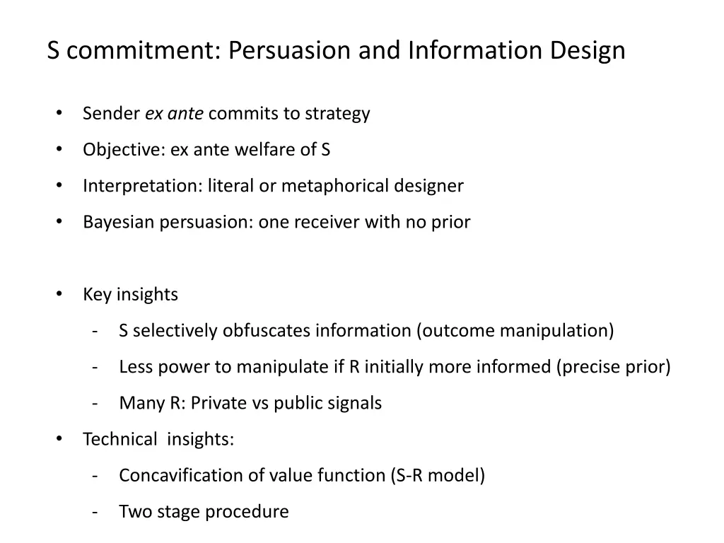 s commitment persuasion and information design